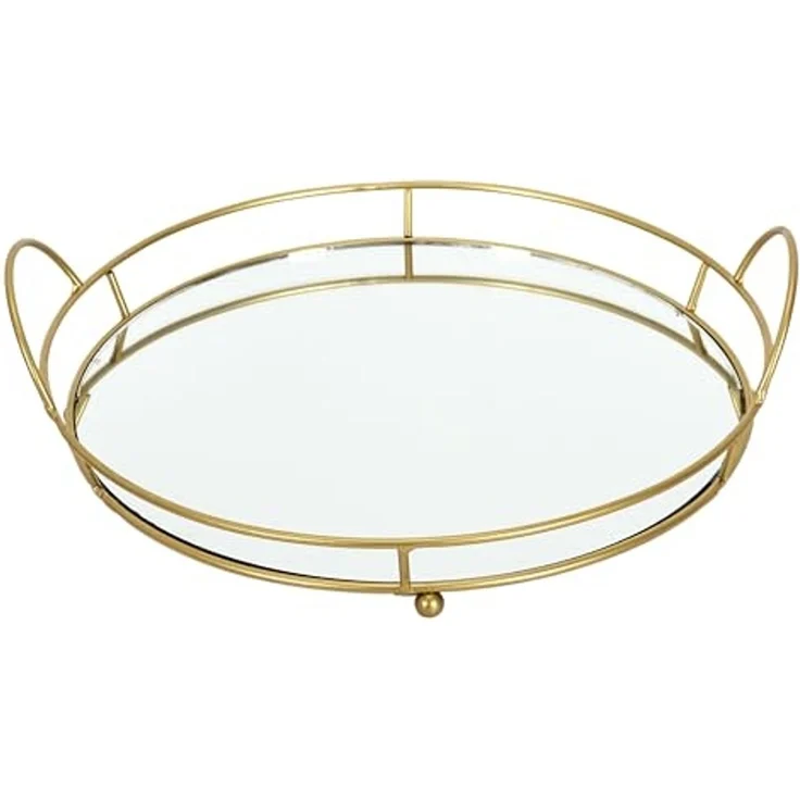 Dekoria Tablett Gold Mirror ⌀28cm – Bild 3