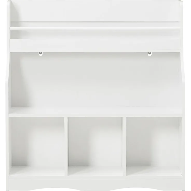 SoBuy KMB57-W Kinderregal, MDF, Lackiert, Weiß, 90 x 95 x 30 cm