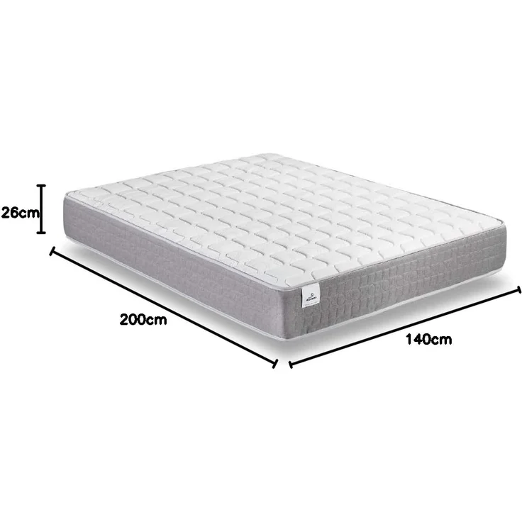 Don descanso DDBERNIA25.140200 Viskoelastische Matratze, Schaumstoff, Höhe ± 26 cm, 140x200 cm – Bild 3