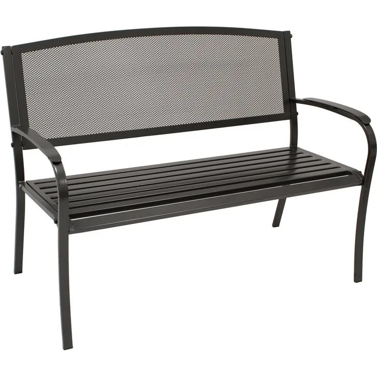 Bank COMO 2-sitzer, Streckmetall anthrazit