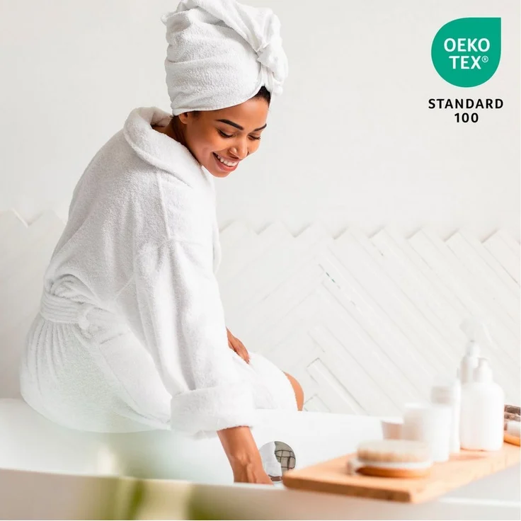 OTTO home Handtuch Set Melli, 2 Duschtücher 70x140, 4 Handtücher 50x100, 4 Gästetücher 30x50, Walkfrottee (Set, 10-St), Handtuchset in dezenten Farben mit Bordüre, 100% Baumwoll-Handtücher – Bild 4