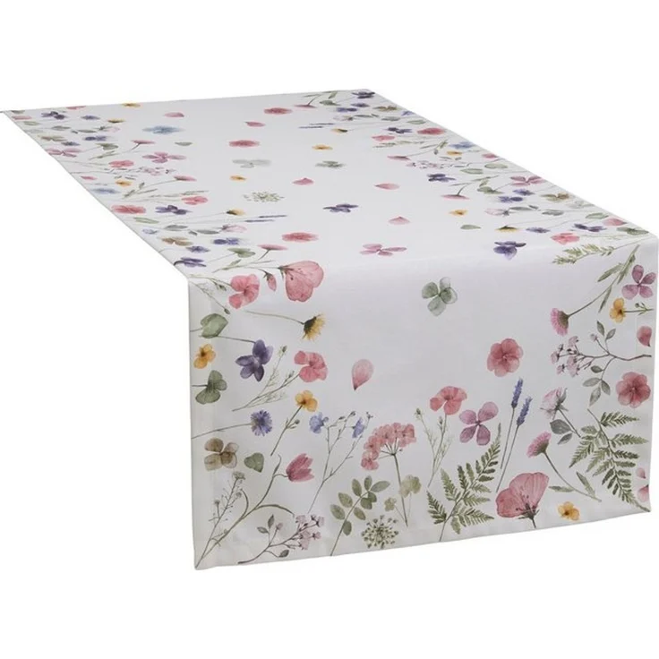 sander table + home Tischdecke Tischläufer "Suzanne", Baumwolle Blumen – Bild 3