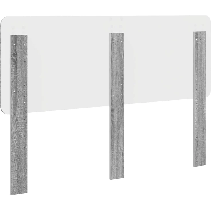 vidaXL Kopfteil Graues Sonoma Holzwerkstoff 100 x 153 x 3 cm Grau (Art-Nr 887875) – Bild 6