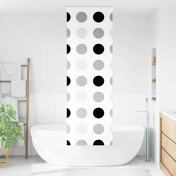 vidaXL Duschrollo mit Kassette 80x240 cm Stoffbreite 76 cm 4014955 – Bild 2