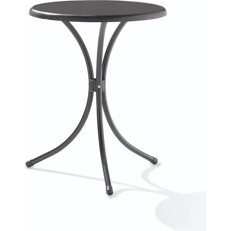 Sieger Bistro-tisch Bistro-tisch mit Mecalit-PRO Tischplatte, Stahl Eisengrau 60 x 72 x 60 cm