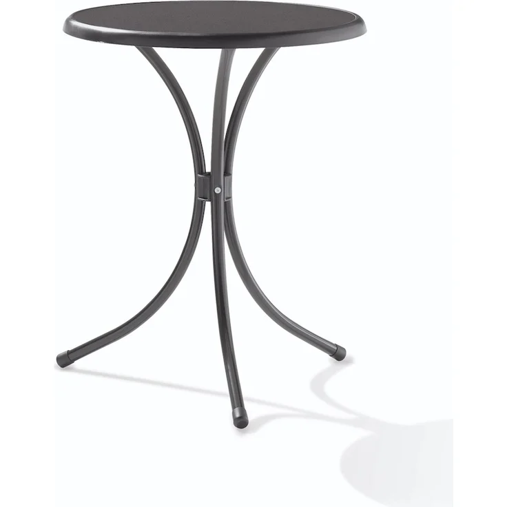 Sieger Bistro-tisch Bistro-tisch mit Mecalit-PRO Tischplatte, Stahl Eisengrau 60 x 72 x 60 cm – Bild 1