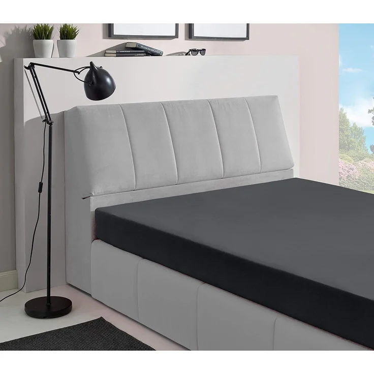 Hometex Premium Textiles Spannbettlaken aus Frottier Stoff bis 23 cm Steghöhe, Frottee, Gummizug: Rundumgummizug, Kuschelig warm und extra weich, ideal für die kalte Jahreszeit – Bild 6