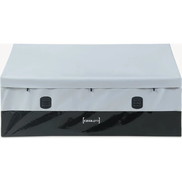 Aufbewahrungsbox Alanno 560 L Stahl Grau/Schwarz [casa. pro] – Bild 5