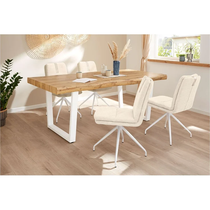 Esstisch Dijon / Don 2, Holzfarben, 200 x 76 x 100 cm – Bild 4