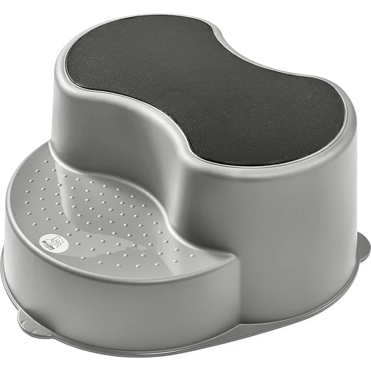Rotho TOP Kinderschemel Tritthocker recycled zero waste version stone grey