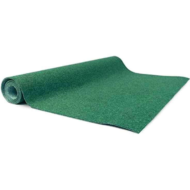 Floordirekt Kunstrasen Outdoor Teppich Farbwunder Pro - Balkonteppich - Rasenteppich für Terrasse, Balkon und Freizeit - leicht zu verlegen (100 x 1000 cm, Grün) – Bild 5