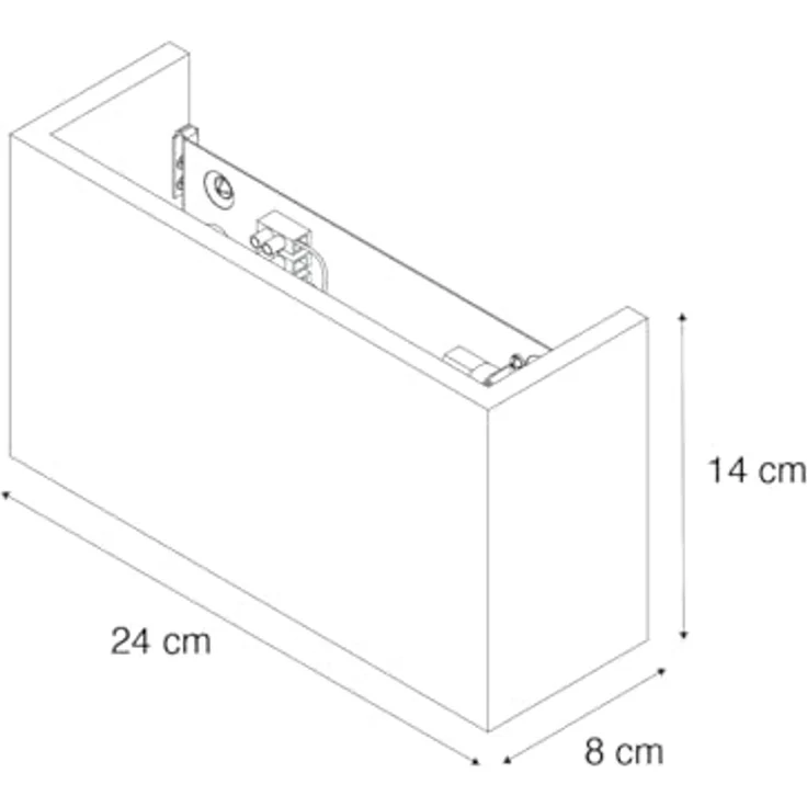 Qazqa Wandleuchte Otan, ohne Leuchtmittel, G9, Braun, Landhaus, Holz, 2-flammig – Bild 4
