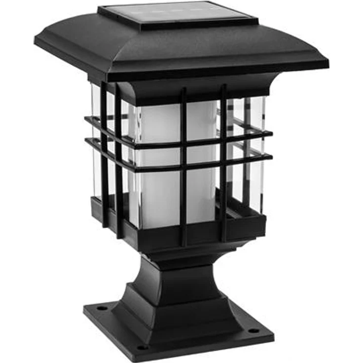 IC Gardenworld LED Laterne 4 in 1 Solar Gartenlaterne mit LED-Licht im Flammeneffekt-Design, LED fest integriert, warm-weiß im Flammeneffekt, zum Stecken, Hängen oder Hinstellen, einfache Montage, kabellos – Bild 6