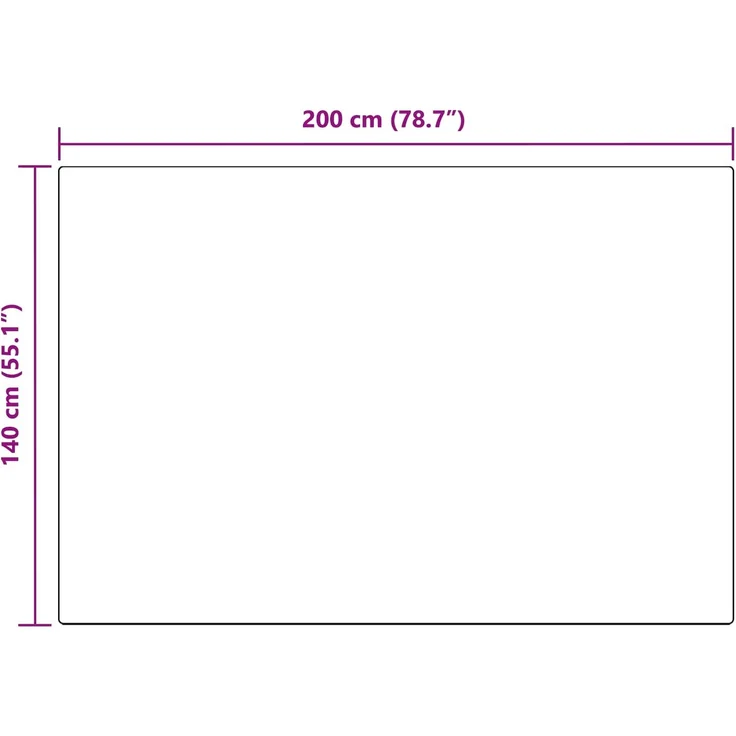 vidaXL Rutschfester Kunstfellteppich Olite Taupe 140 x 200 cm 42021747 – Bild 9