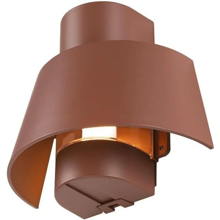 SLV PHOTONI, Wandaufbauleuchte, konisch, 1x max. 13W, E27, rost - Aufbaustrahler