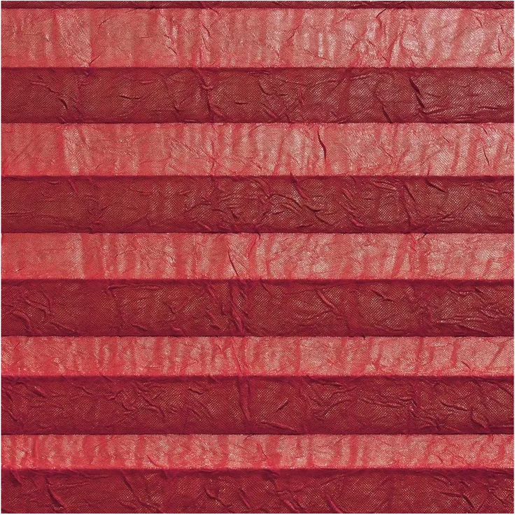 casa pura Plissee Magic, Dunkelrot, 110 x 100 cm, Montage durch Verschrauben oder Klemmhalterung, variable Positionierung