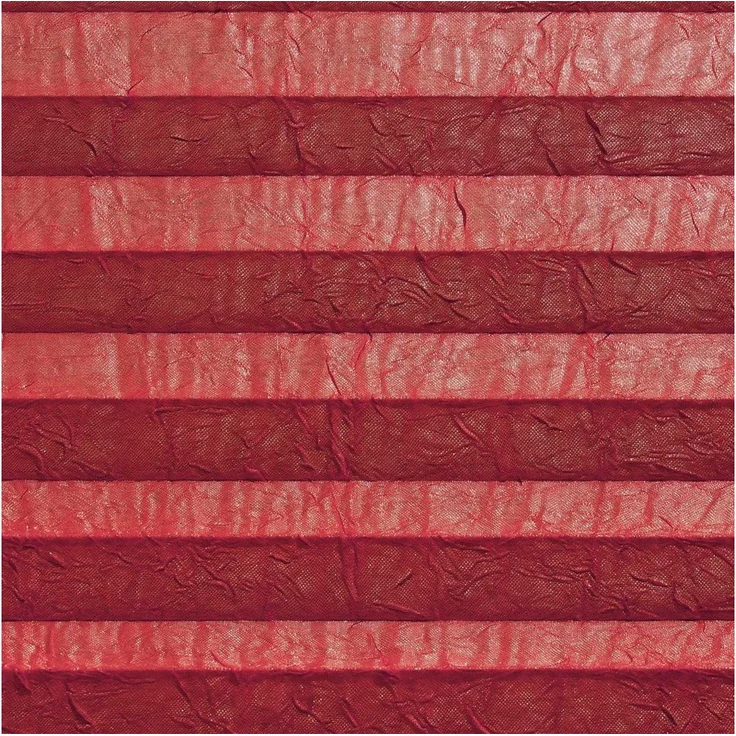 casa pura Plissee Magic, Dunkelrot, 110 x 100 cm, Montage durch Verschrauben oder Klemmhalterung, variable Positionierung