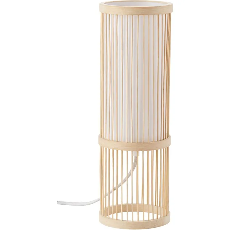 Brilliant Leuchten No. 92769-09 LED Tischleuchte Nori E27 36cm natur weiß