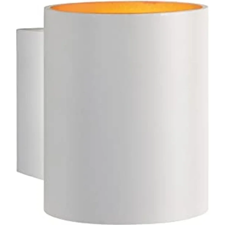 Wandleuchte Innen weiß-golden Tube SQUALLA G9 IP20 Aluminium