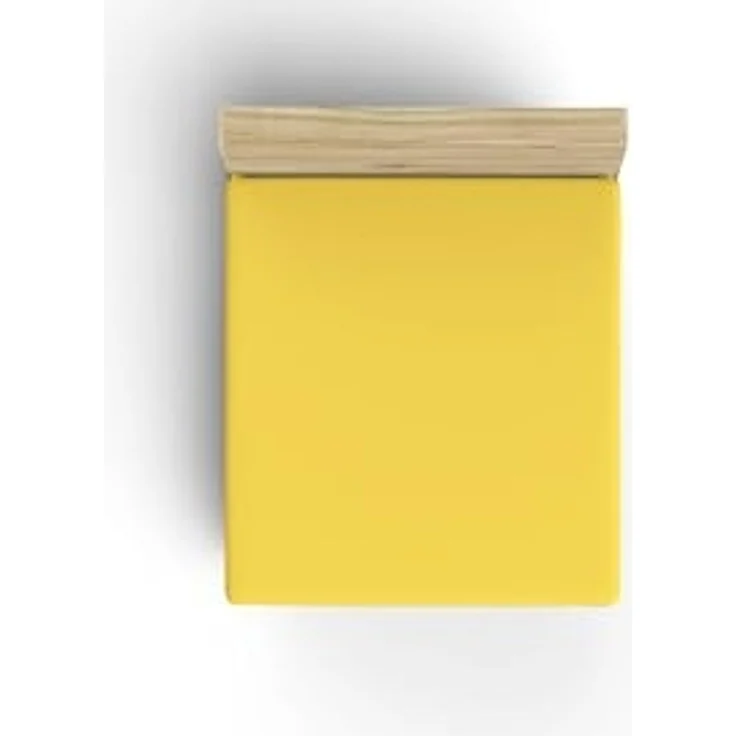 L'essentiel Maison 'Dark Yellow' Ranforce Queen XL Spannbettlaken (DE), Dunkelgelb, 200+40 x 150 cm – Bild 1