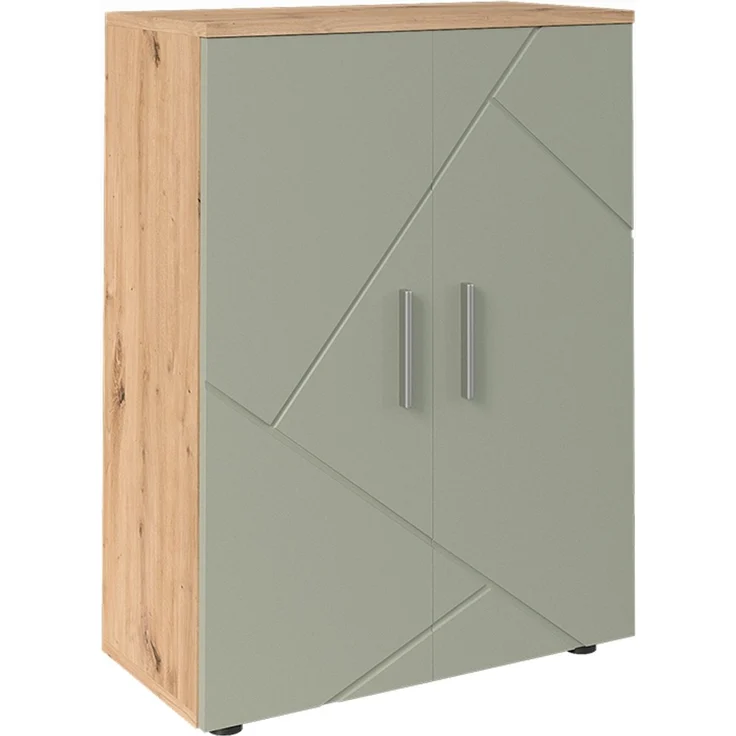 Midischrank Irma Salbeigrün 60 x 81 cm Vicco – Bild 1