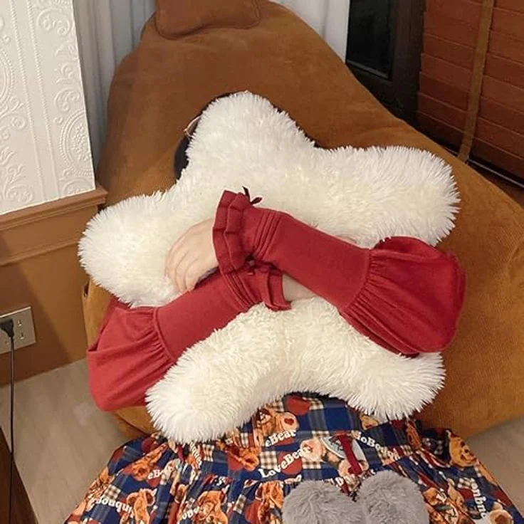 Kuschelkissen Kinder Sternkissen Weiche Flauschige Sterne Mond Wolke Kuschelkissen Sofakissen Plüsch Kissen Dekokissen für Kinderzimmer Schlafzimmer Deko (Wolkekissen) – Bild 5