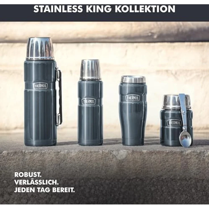 Thermos STAINLESS KING Thermobecher aus Edelstahl ice grey 0,47l - Coffee to Go Becher, absolut dicht, spülmaschinenfest, 7h heiß & 18h kalt, mit Haken für Teebeutel, BPA-frei – Bild 10