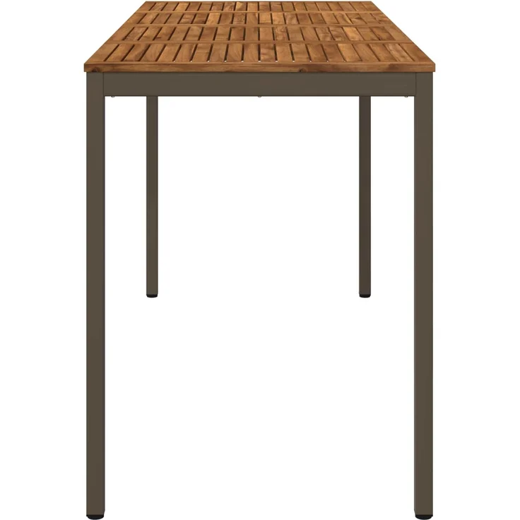 vidaXL Gartenbar-Tisch NAARDEN Natur und Kaffee 196 x 80,5 x 105 cm 901360 – Bild 4