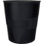 Leitz Papierkorb Recycle 15l PP schwarz