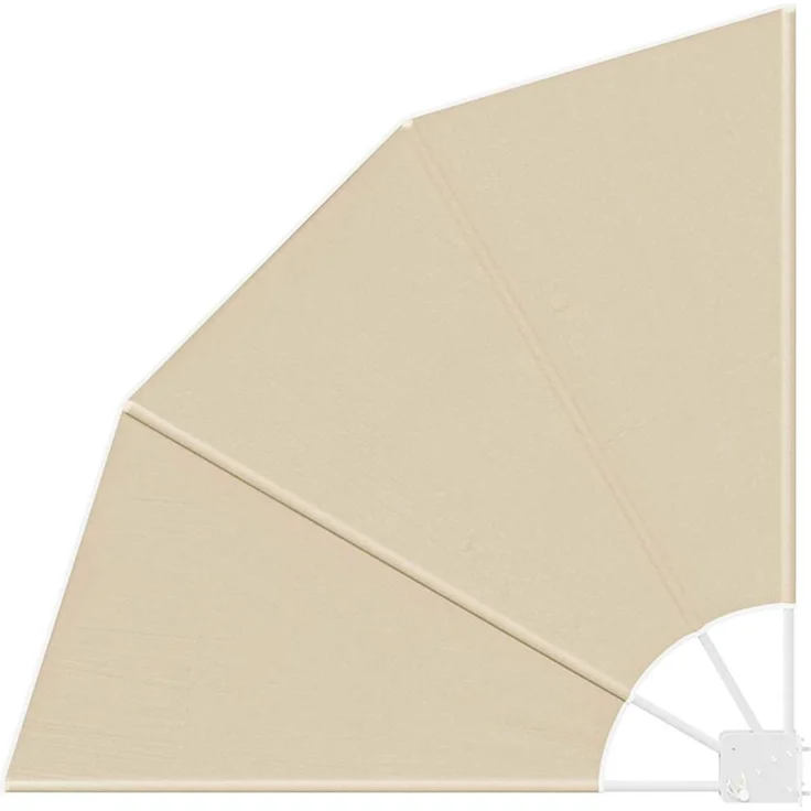 vidaXL Balkon Sichtschutz Beige 115 x 115 cm Polyester 42000907 – Bild 1