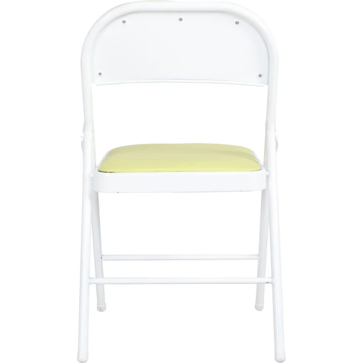 Klappstuhl Wedigo PVC Gestell Weiß 6 Stück – Bild 4