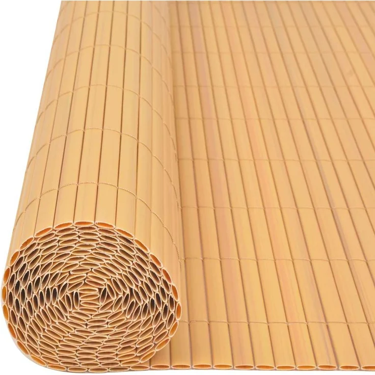 vidaXL Gartenzaun Gelb 150x300 cm PVC 43634 – Bild 3