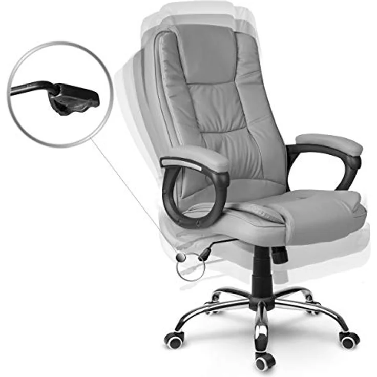 Sofotel Porto Chair, Kunstleder, Grau, Standard – Bild 10