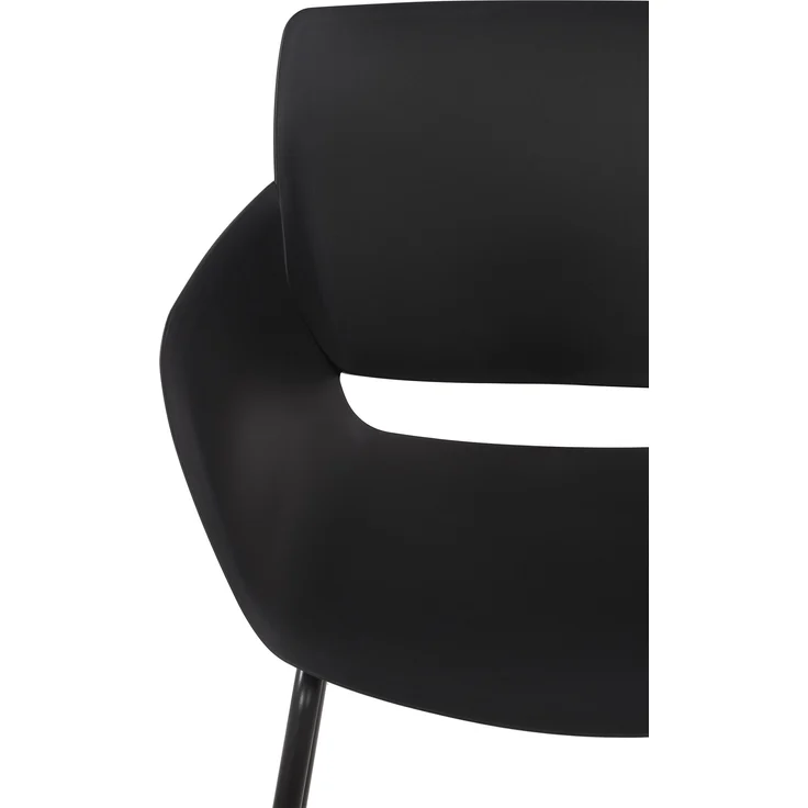 CLP Stuhl Alpena wetterfest mit Rückenlehne,schwarz – Bild 4