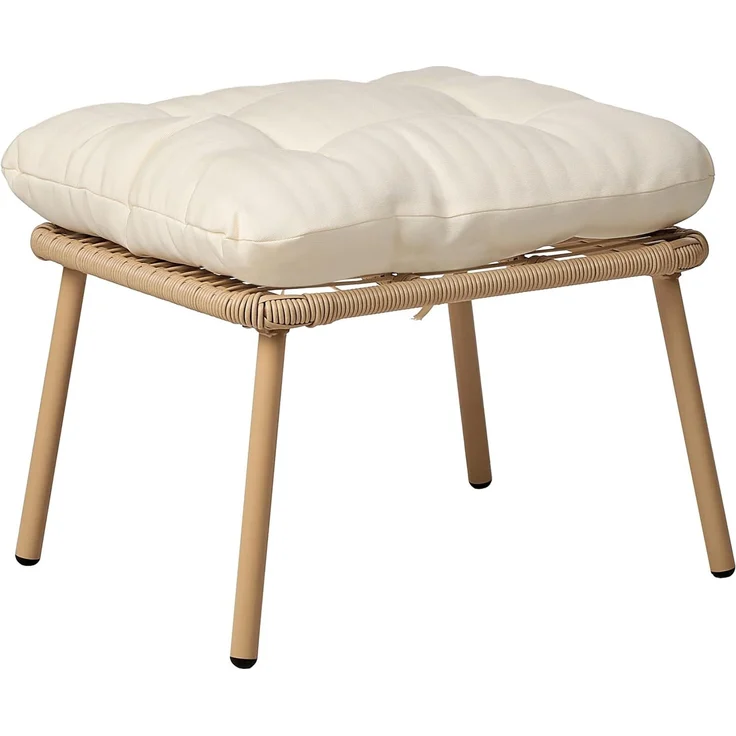 Gartenstuhl MURANO mit Fußstütze Natürlich – Bild 7