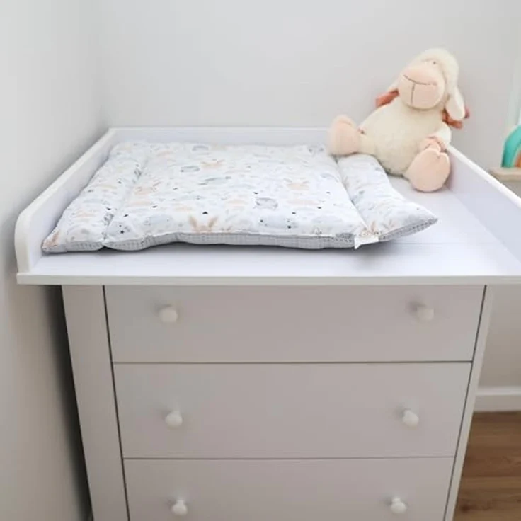 Wickelauflage für Babys 72x75 cm - Weiche Baumwolle, Abwaschbar - Wickelkommode & Wickeltischauflage ZUFÄLLIGEN VARIANTE – Bild 6