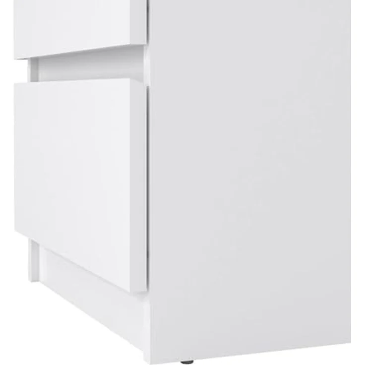 Dmora - Kommode Ameline, Mehrzweckkommode, Schlafzimmerkommode, Schrank mit Schubladen, 40x50 h70 cm, Wei? – Bild 4