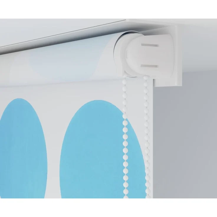 vidaXL Duschrollo 100 x 240 cm Kreismuster 142854 – Bild 8
