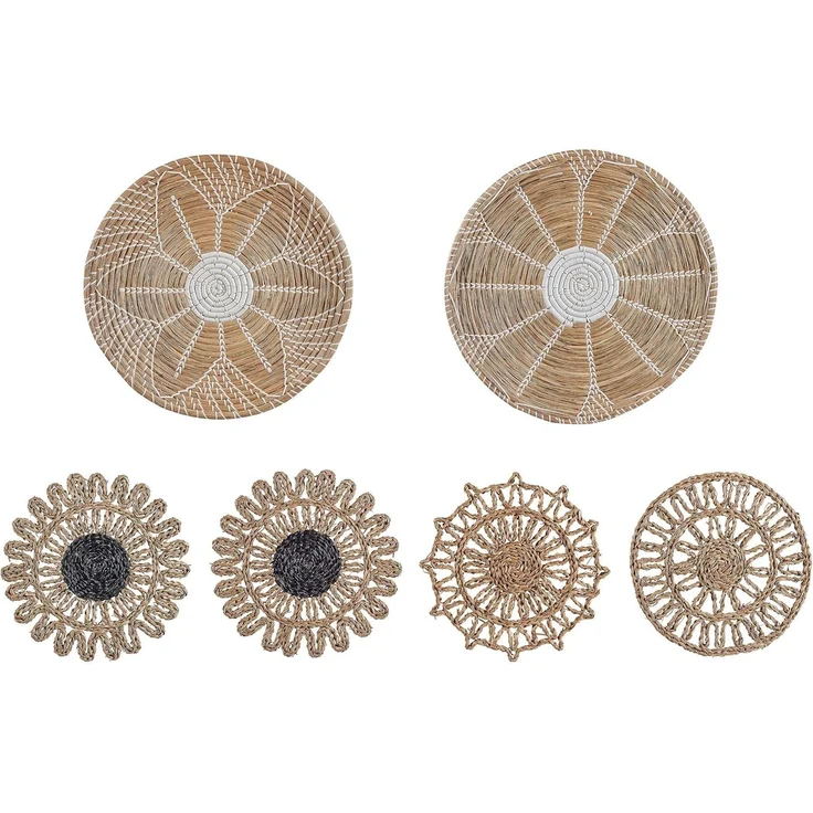 Wanddeko-Set PINTANO Seegras 50 35 36 cm Naturfarben – Bild 1