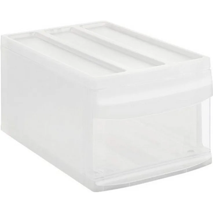 ROTHO Schubladenbox Stapelbare Schublade 10l mit Gummifüsschen