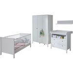 Trendteam 'Ole' 4-tlg. Babyzimmer Komplett Set weiß