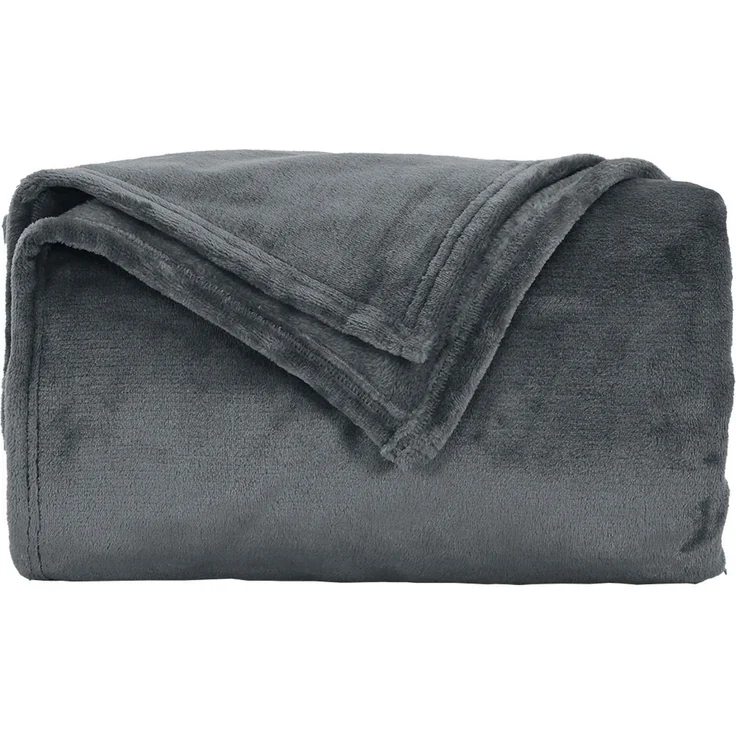 vidaXL Wohndecken 6 stk. Dunkelgrau 150 x 130 cm 3,04 kg Fleece 42016797 – Bild 5