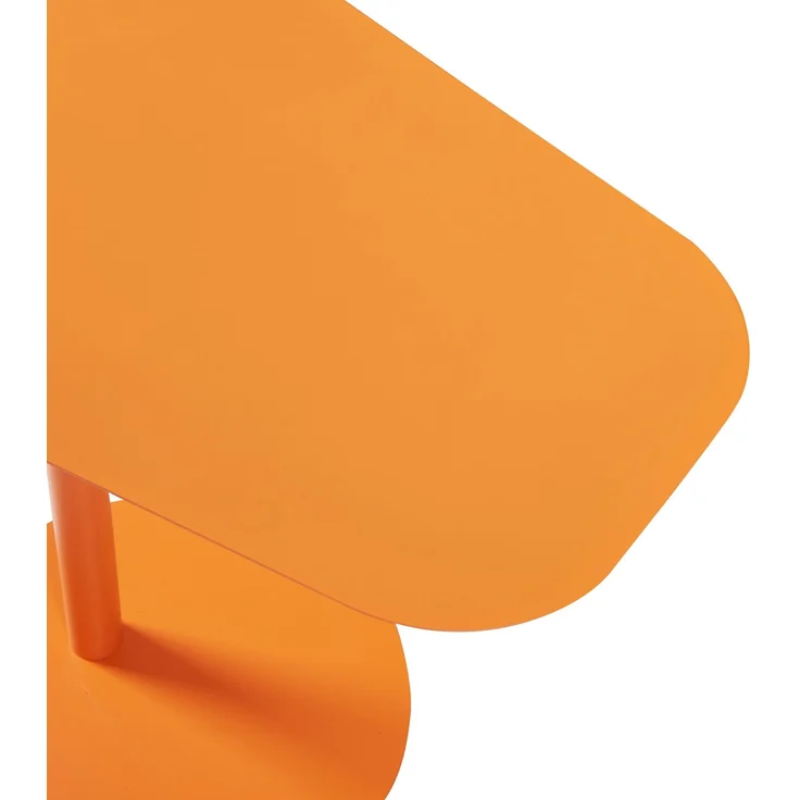 en. casa 'Nastätten' Beistelltisch, Metallgestell, Orange, 50 x 50 x 38 cm – Bild 6