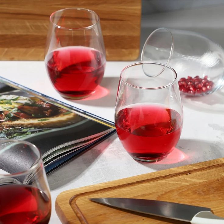 KADAX 4x Trinkgläser für Getränke Wein 580ml Glas Glas Set – Bild 8