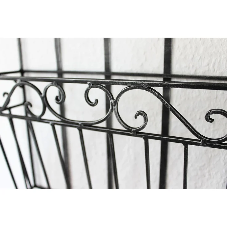 Wandregal Zeitungsständer 09911 Magazinhalter 101cm Küchenregal Zeitungshalter – Bild 4