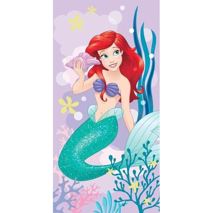 Disney Arielle Badehandtuch Strandtuch 70x140 cm aus Baumwolle – saugfähig & weich – Bild 1