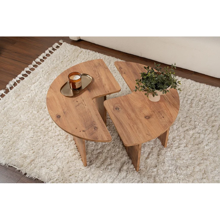 Skye Decor Couchtisch 100% MELAMINE COATED PARTICLE BOARD, 90 cm x 41 cm x 18 mm 241NRD14 – Bild 3