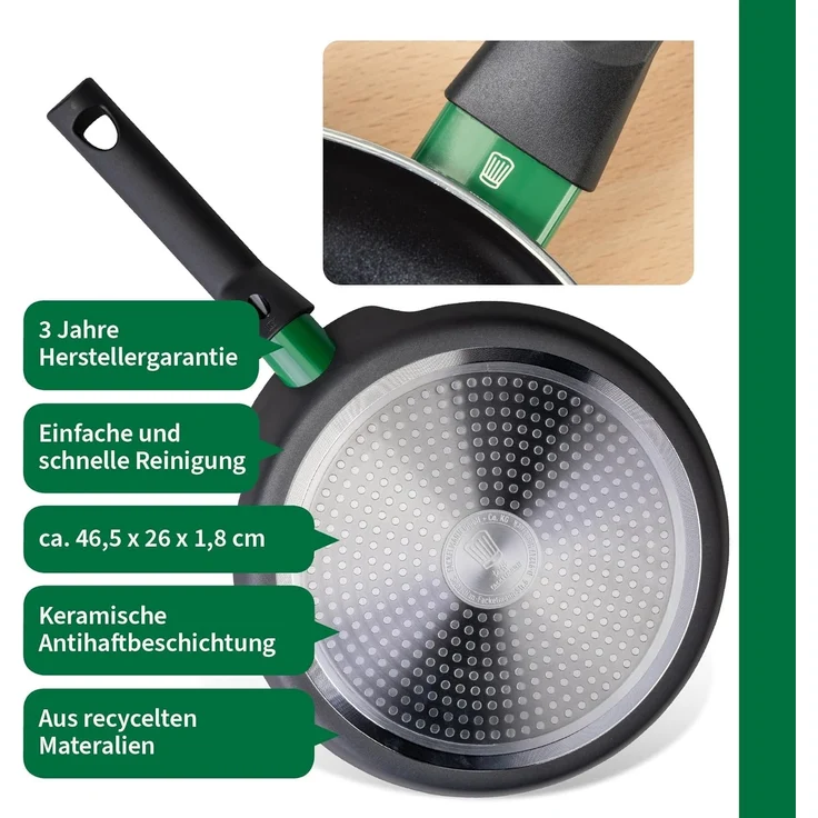 Fackelmann 23367 Chefkoch Crêpepfanne Keramik-Beschichtung Ø26cm – Bild 3
