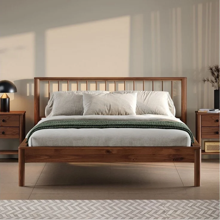 IDIMEX Massivholzbett APOANA, Doppelbett mit Lattenrost aus Massivholz kastanie – Bild 5