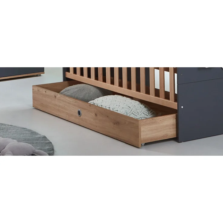 Bettschubkasten auf Rollen für Kinderbett »Alessio«, (B/H/T): 137/16/63 cm, Artisan Oak, Arthur Berndt – Bild 1
